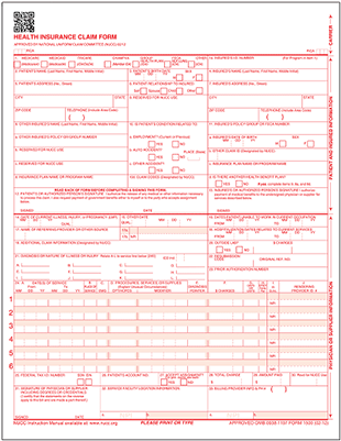 cms 1500 claim form